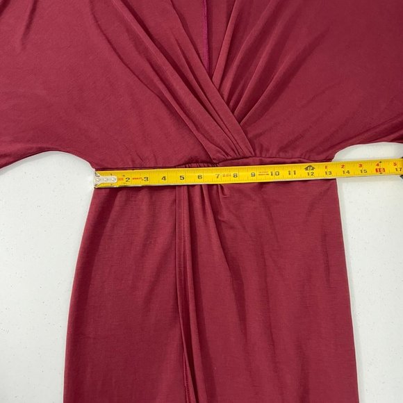 ASTR The Label Womens Burgundy Maxi Dress Size Medium - Picture 7 of 9